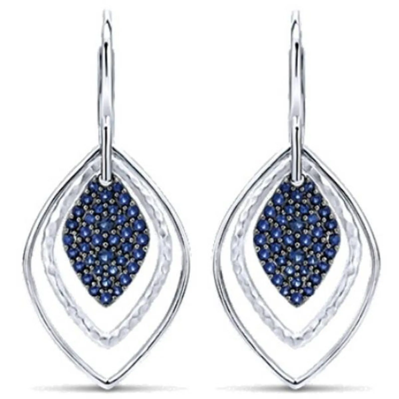 Gabriel & Co. Sterling Silver & Gemstone Fashion Teardrop Earrings