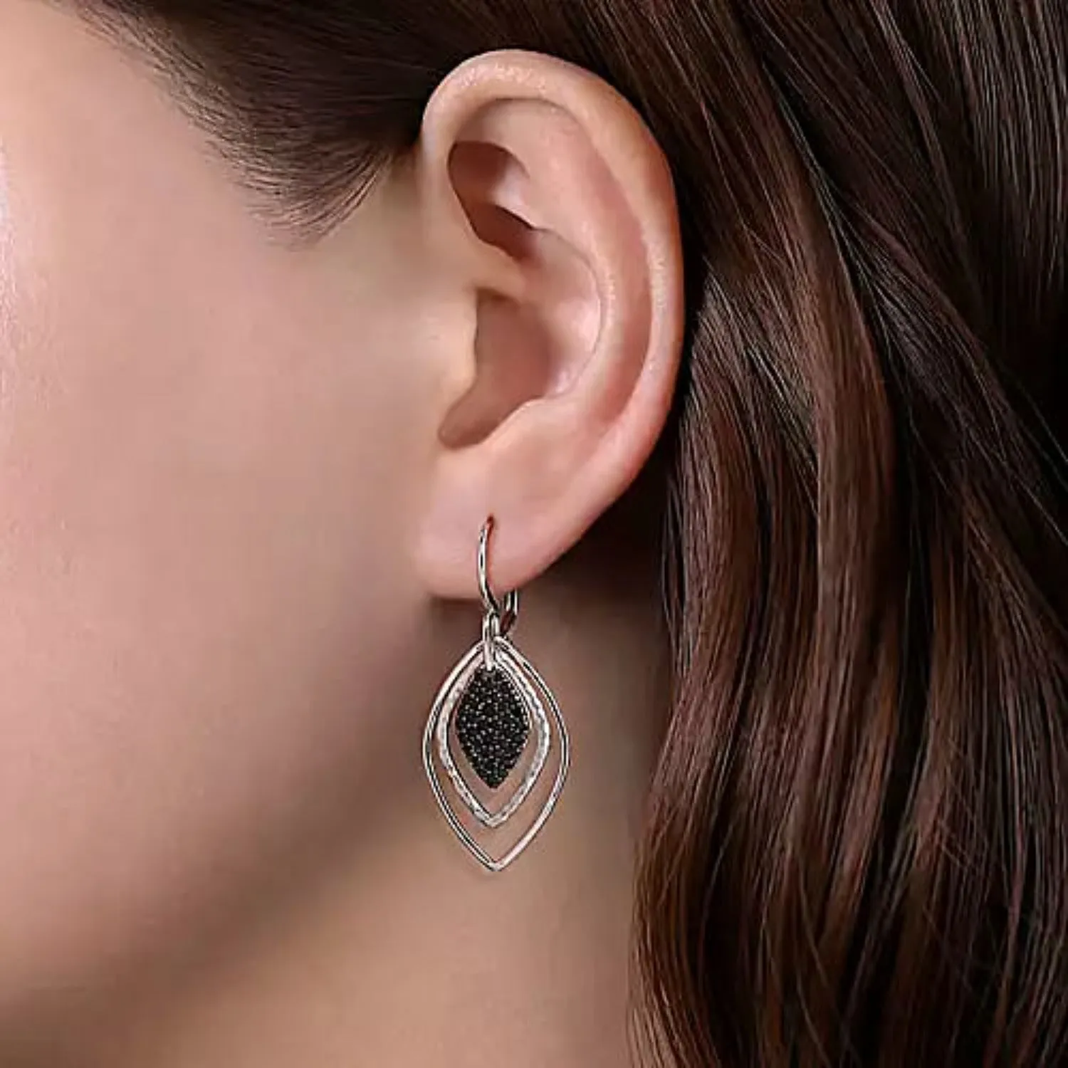 Gabriel & Co. Sterling Silver & Gemstone Fashion Teardrop Earrings