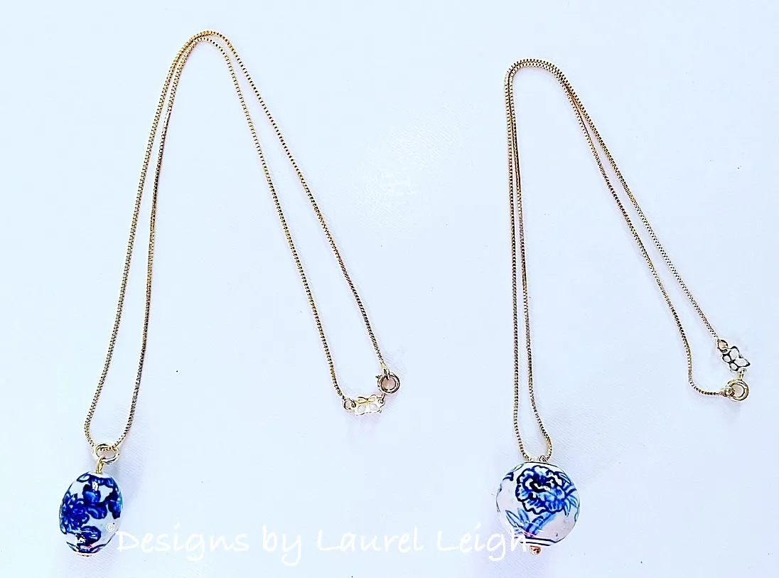 Gold Filled Chinoiserie Bead Necklace