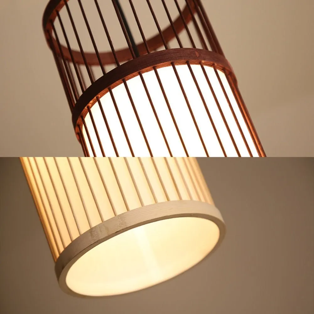 Hand-Woven Modern Bamboo Art Chandelier