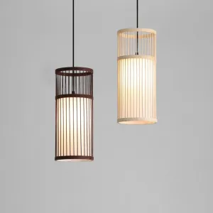 Hand-Woven Modern Bamboo Art Chandelier