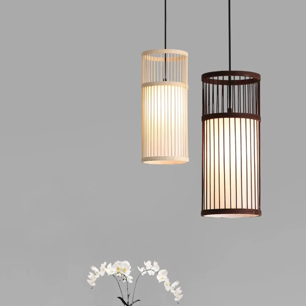 Hand-Woven Modern Bamboo Art Chandelier