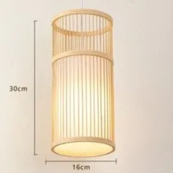Hand-Woven Modern Bamboo Art Chandelier