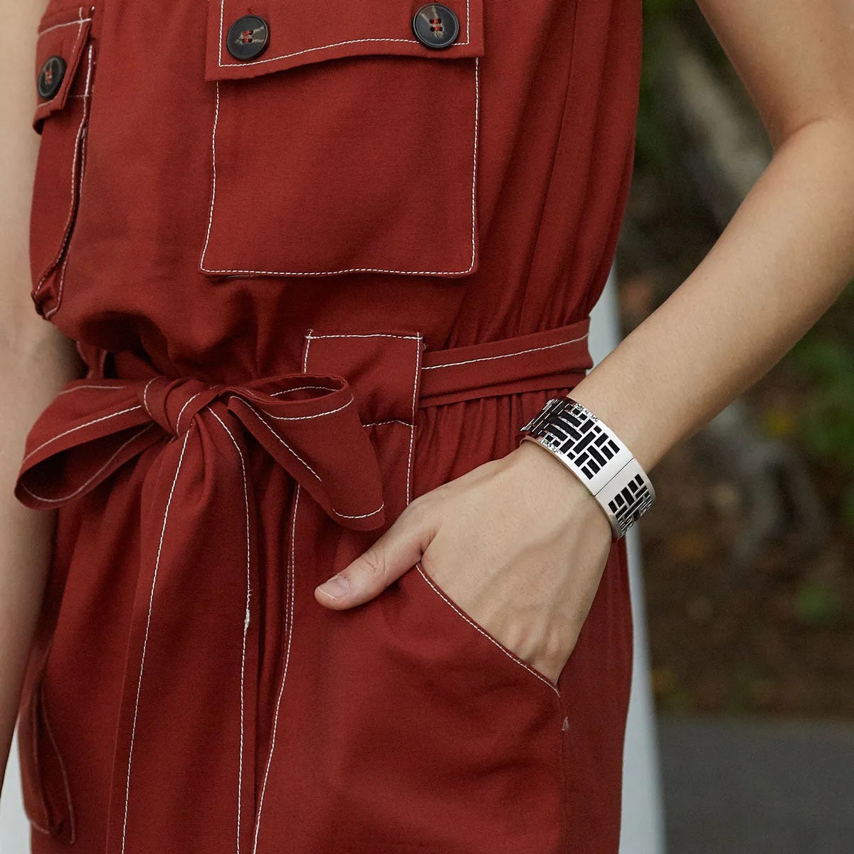 Huế Bangle - Pewter Grey