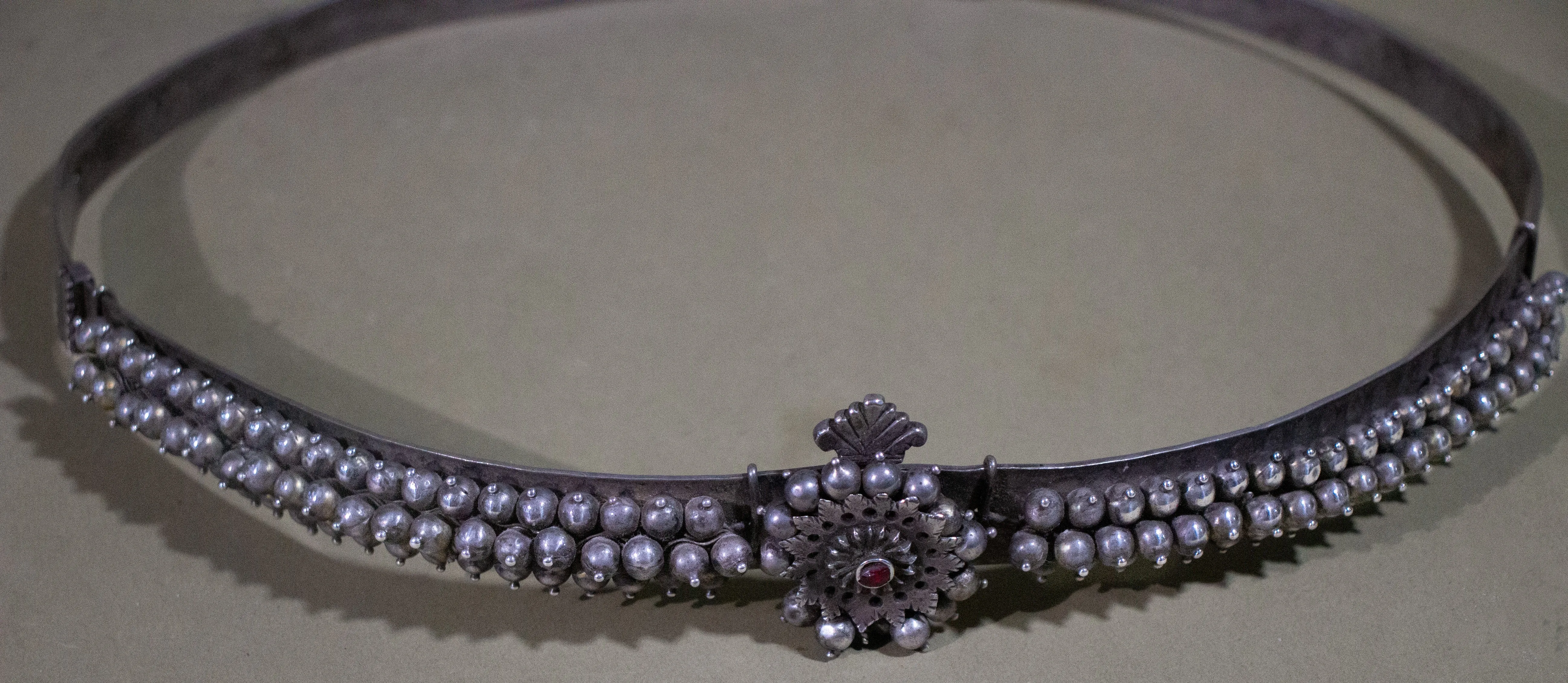 Indian Adjustable Silver Belt