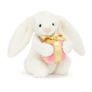 Jellycat Soft Toy Bashful Bunny with Present
