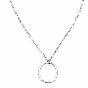 Kai Large Long Necklace Sterling Silver Cable Chain