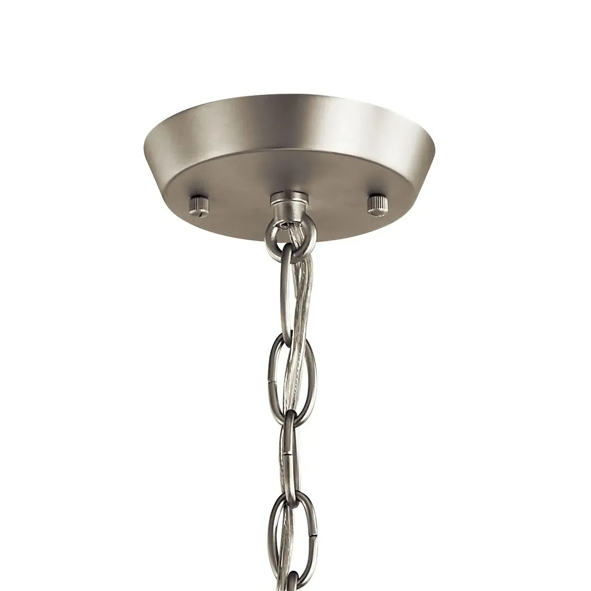 Kennewick 28" 8-Light Chandelier, Brushed Nickel Finish