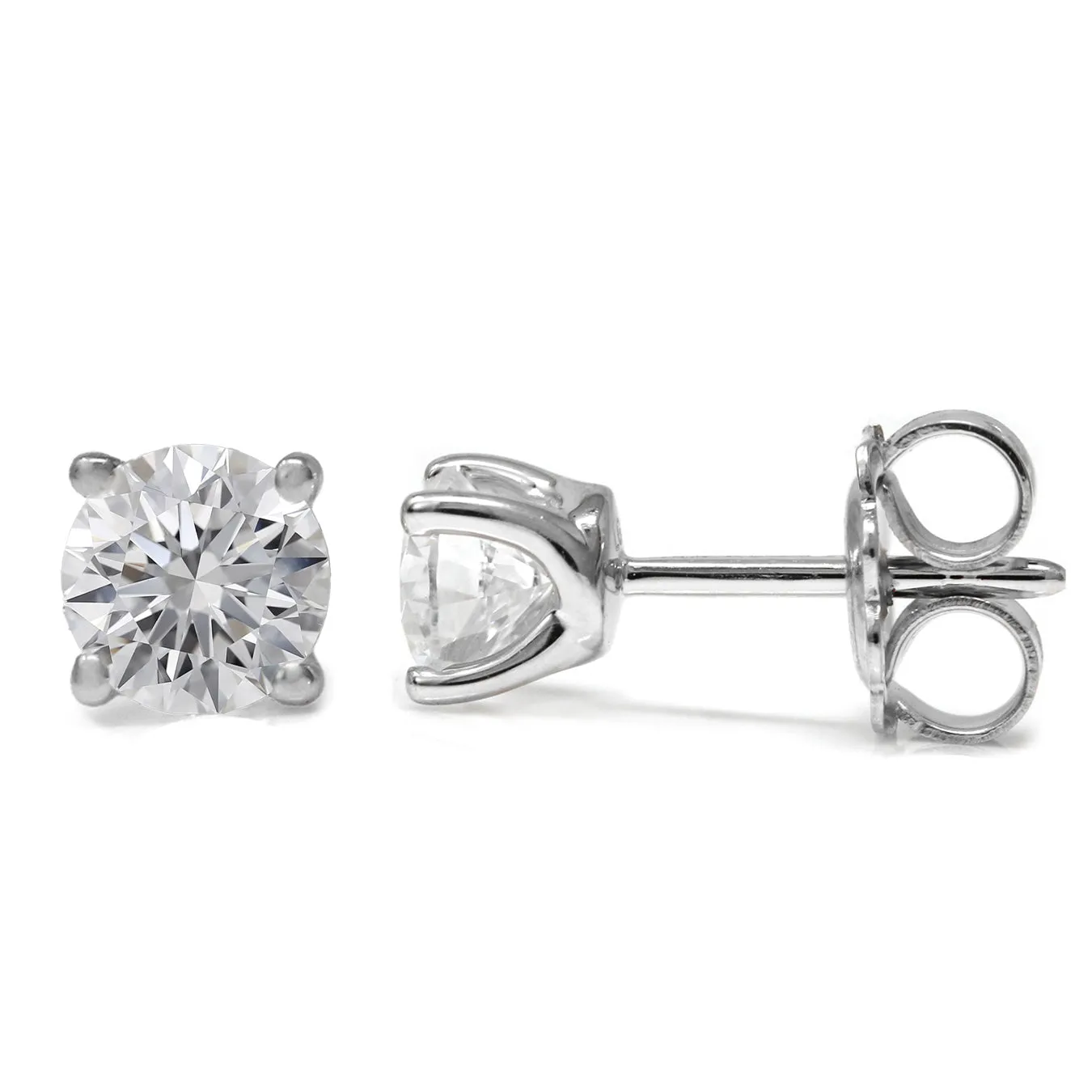 Lab Diamond Earrings - 1ct