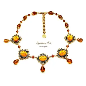Laciann Di Palace Amber Glaze Necklace