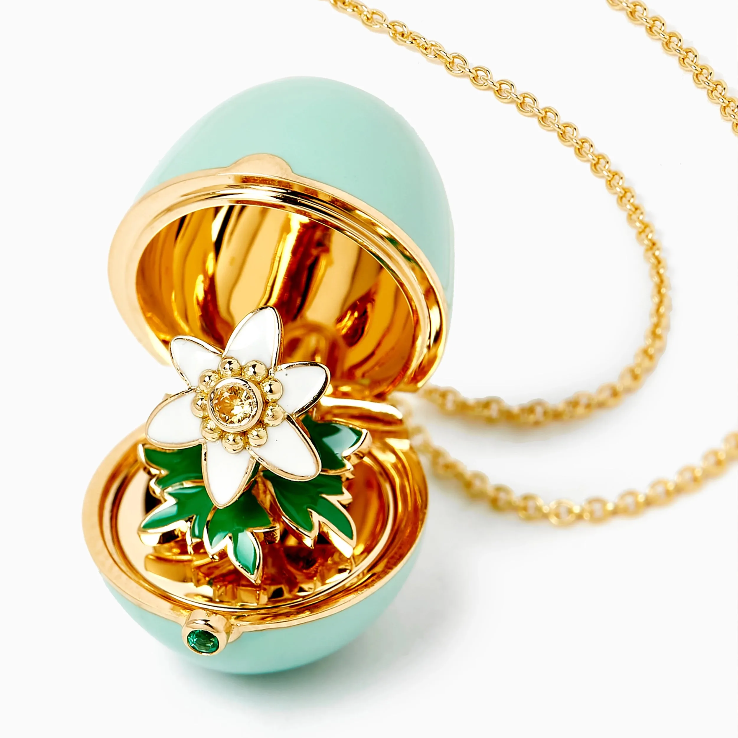 Lacquer Anemone Surprise Locket