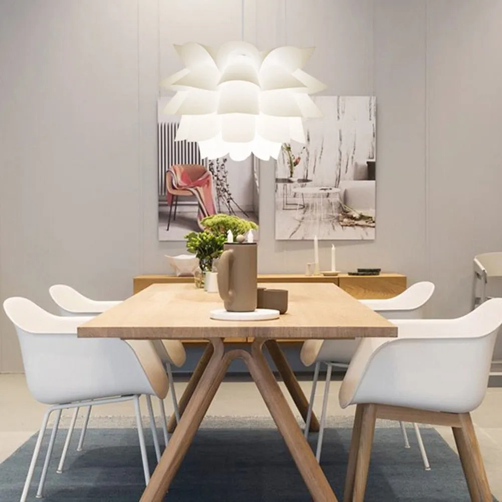 Lotus Chandelier Pendant - Modern DIY Puzzle Lights