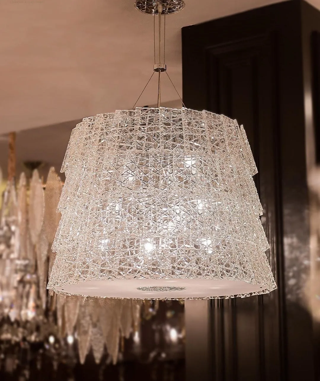 Luxury Glacier Crystal Chandelier for Living Room/Bedroom/Dining Room