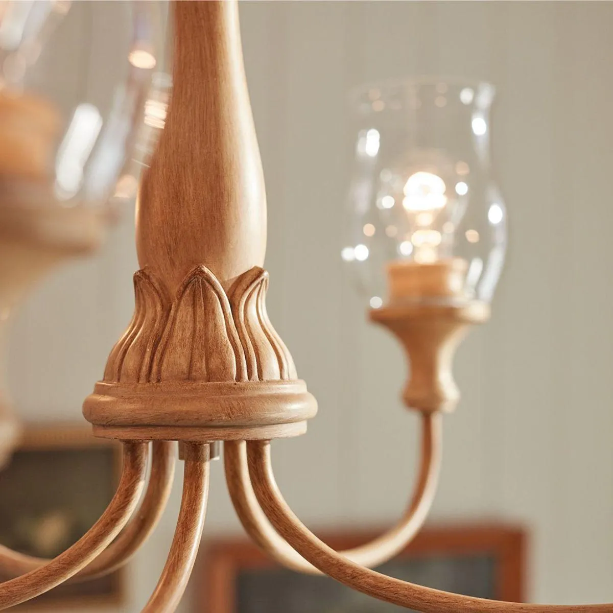 Melis 27 in. 5 lights Chandelier Gold finish