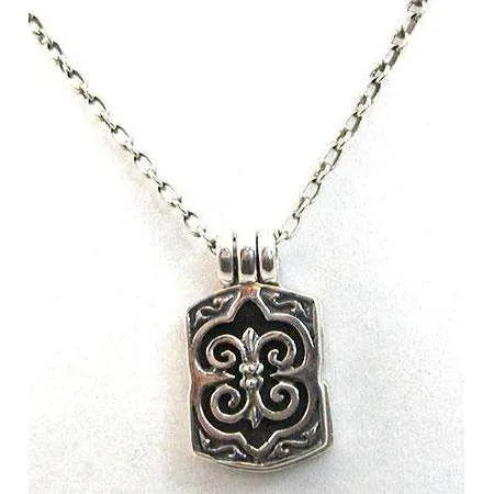 Michael Bromberg Sterling Silver Menorah in Motion Photo Locket Necklace