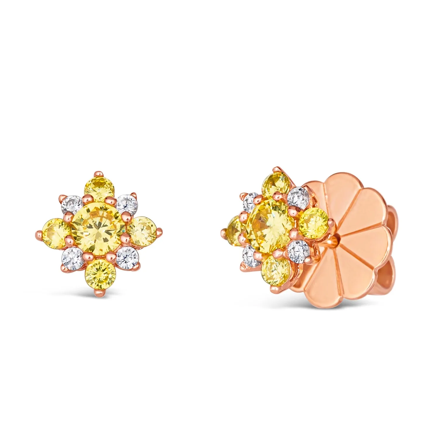 Mini Aster Diamond Crystalline Studs