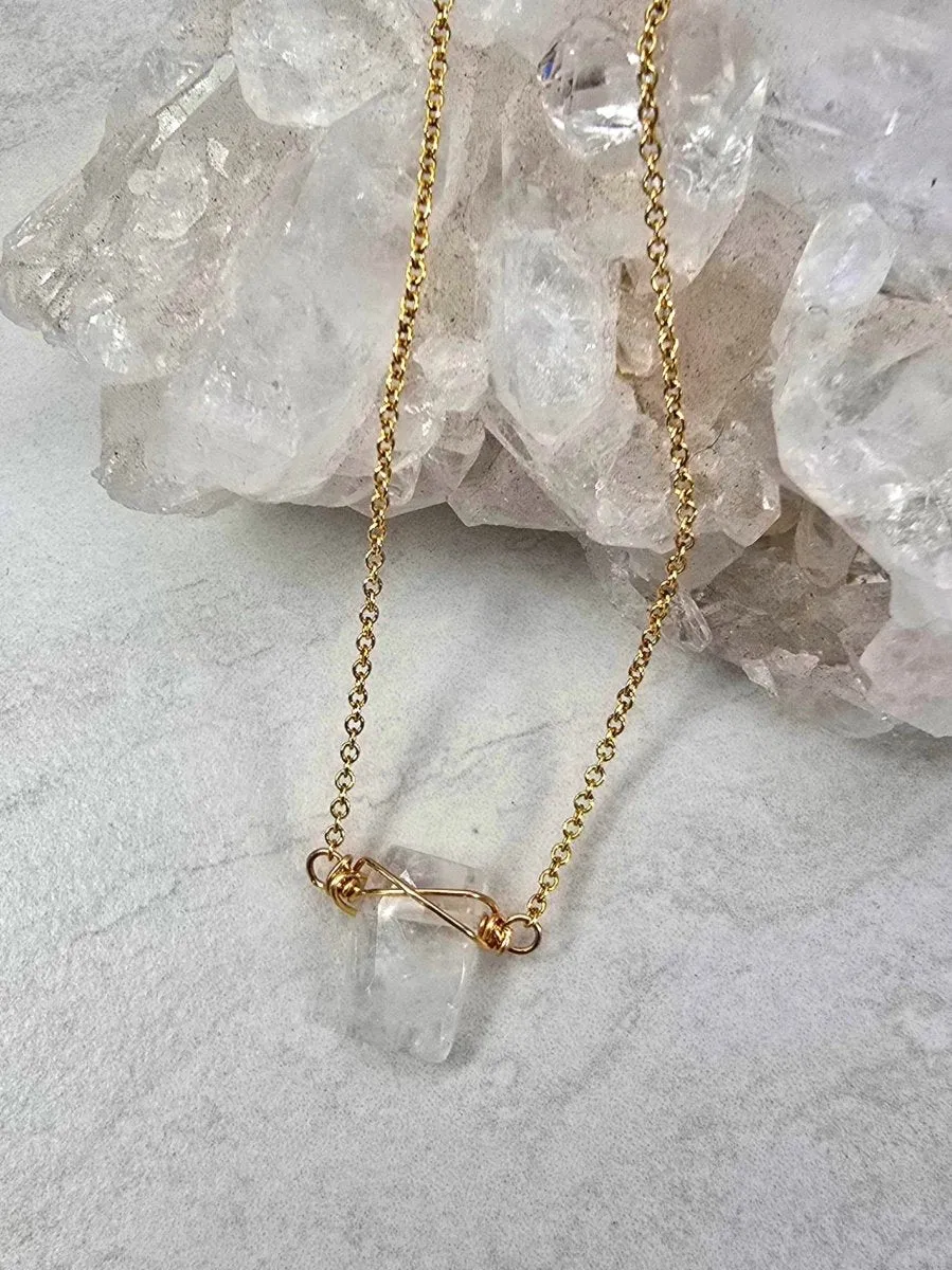 Moonstone Rectangle Pendant #8109