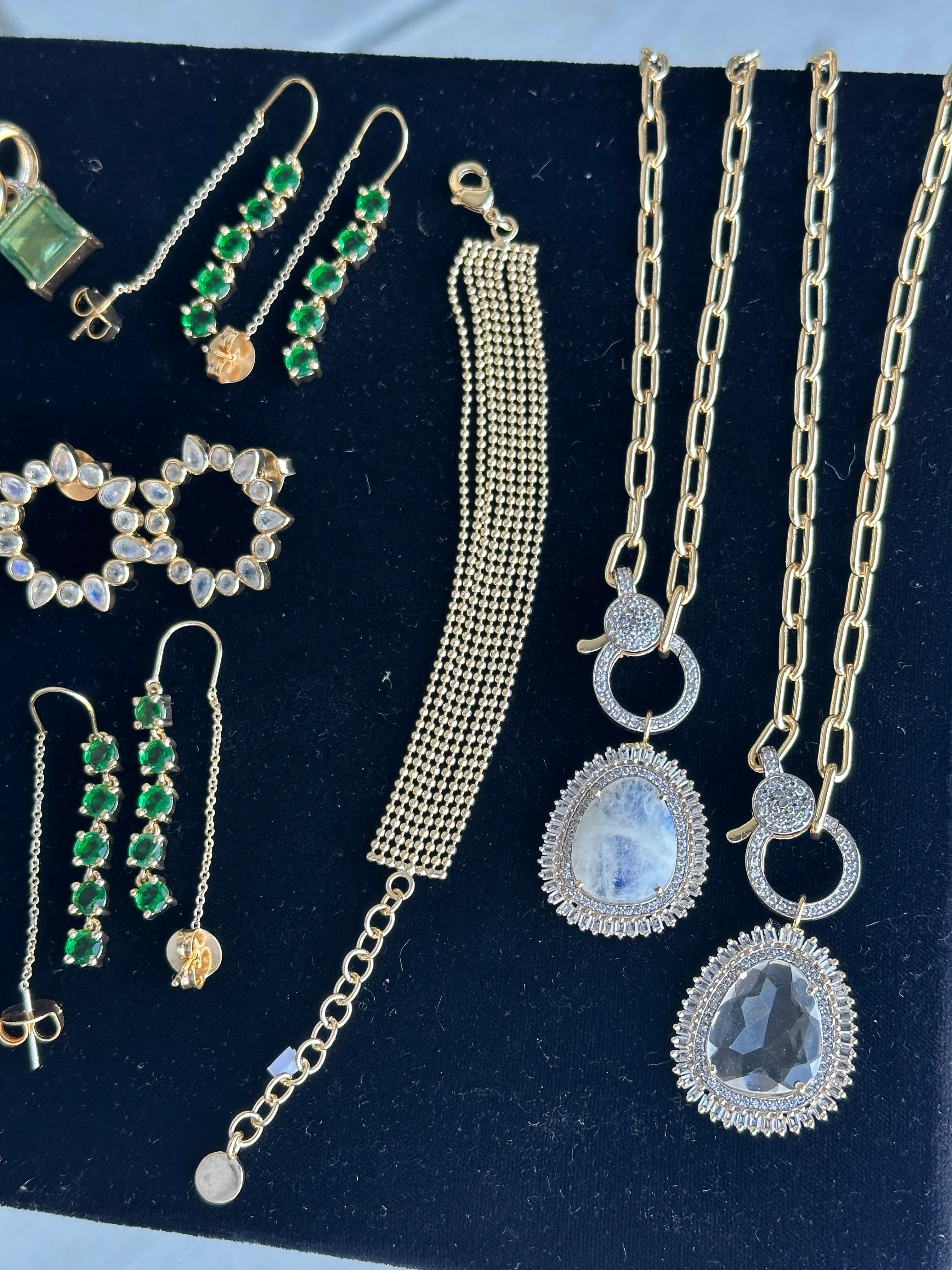 Moonstone Sunray Necklace