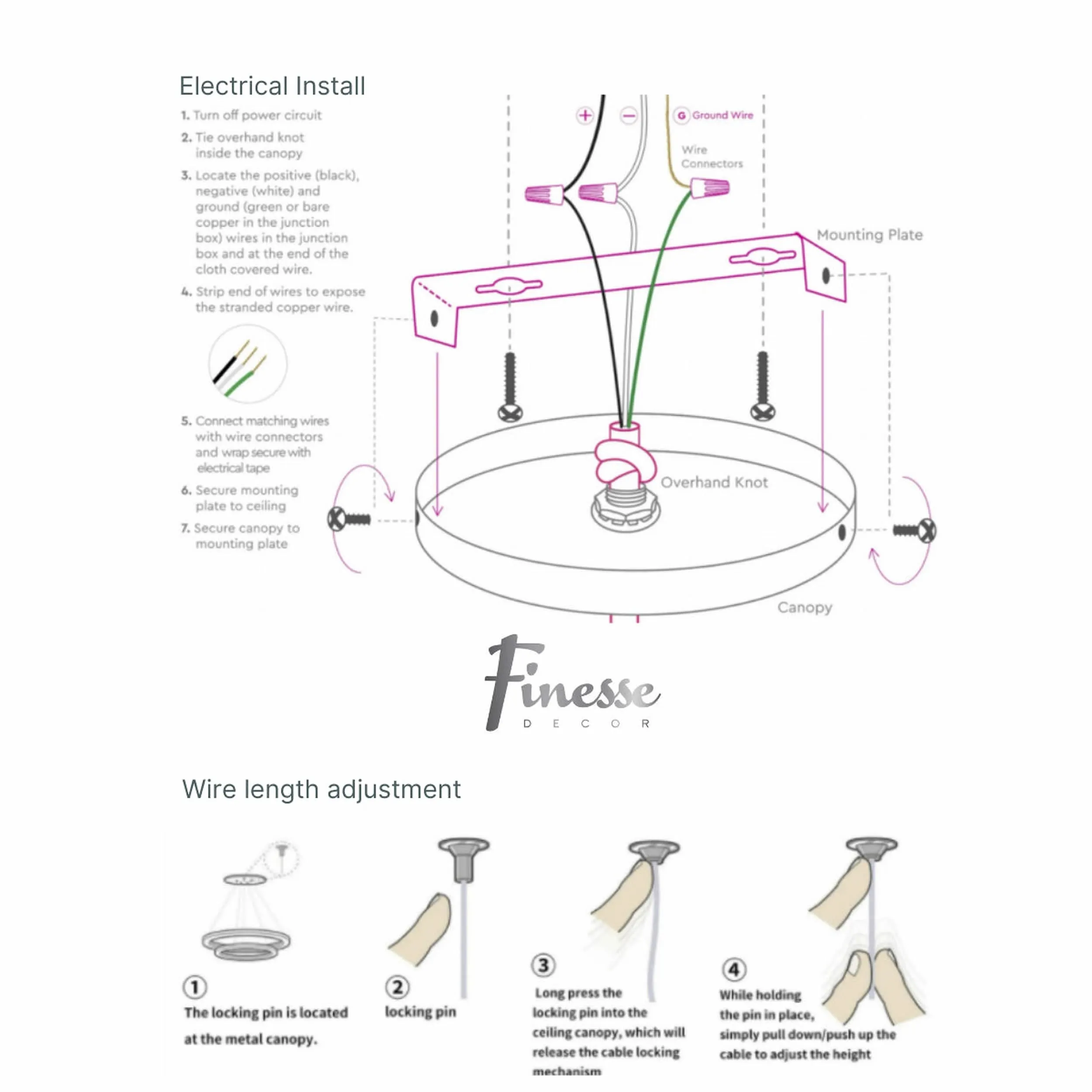 Moscow LED Chandelier // Light Wood