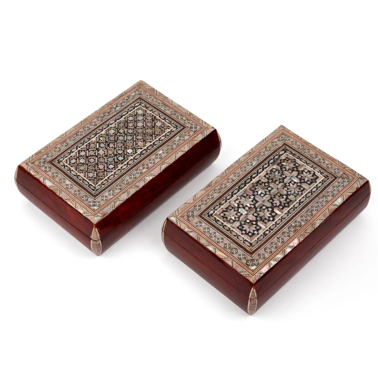 Mother-of-Pearl Inlaid Jewelry Box