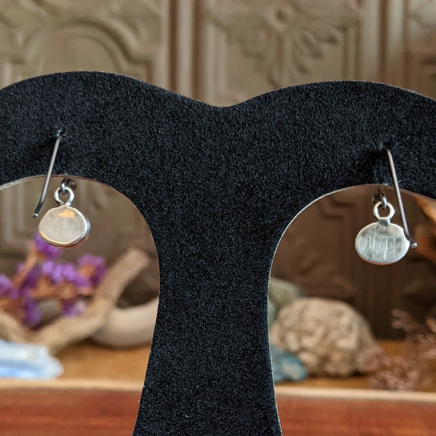 Navajo Made Sonoran Mountain Turquoise Earrings GJ-ERN-0066