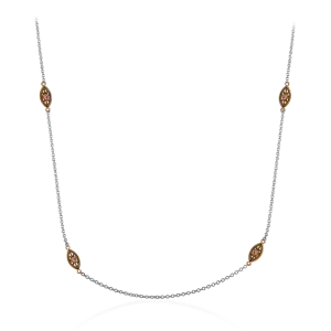 Necklace in 18k Gold with Diamonds