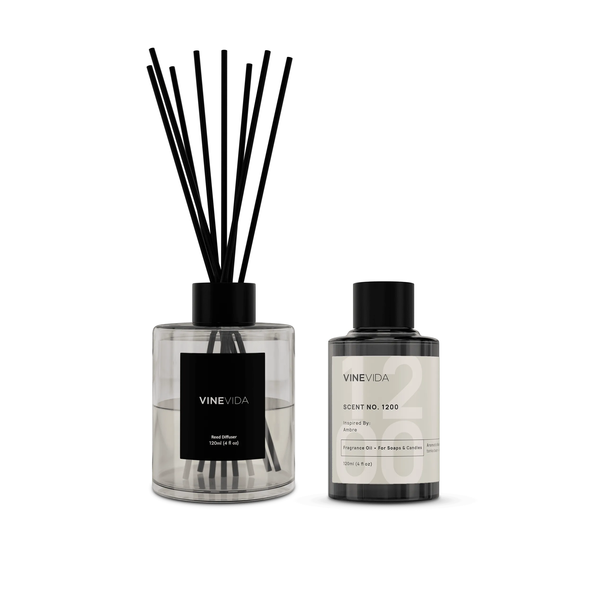 NO. 1200 Reed Diffuser - Inspired by: Ambre by Diptyque