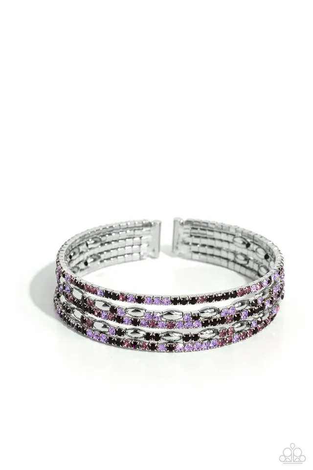 Paparazzi Bracelet ~ Endless Energy - Purple
