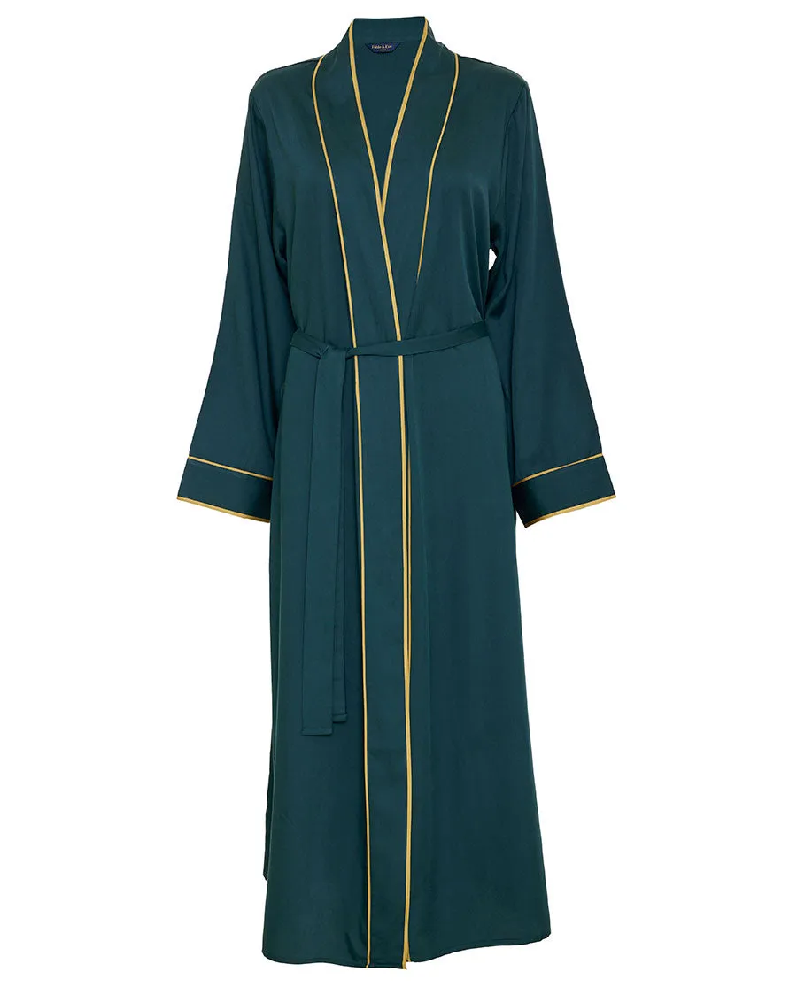 Pimlico Emerald green Long Dressing Gown