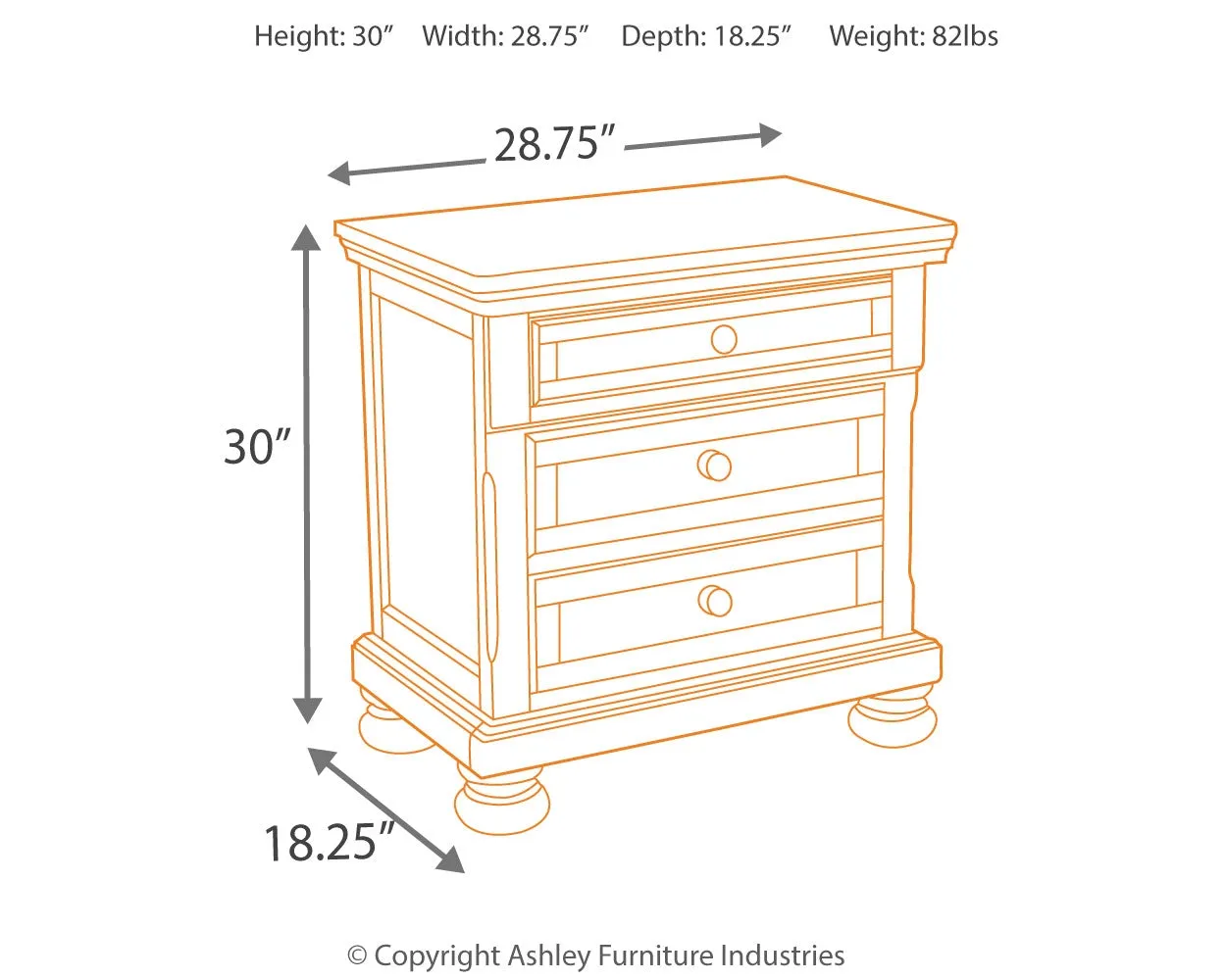 Porter King Sleigh Bed with Mirrored Dresser, Chest and 2 Nightstands