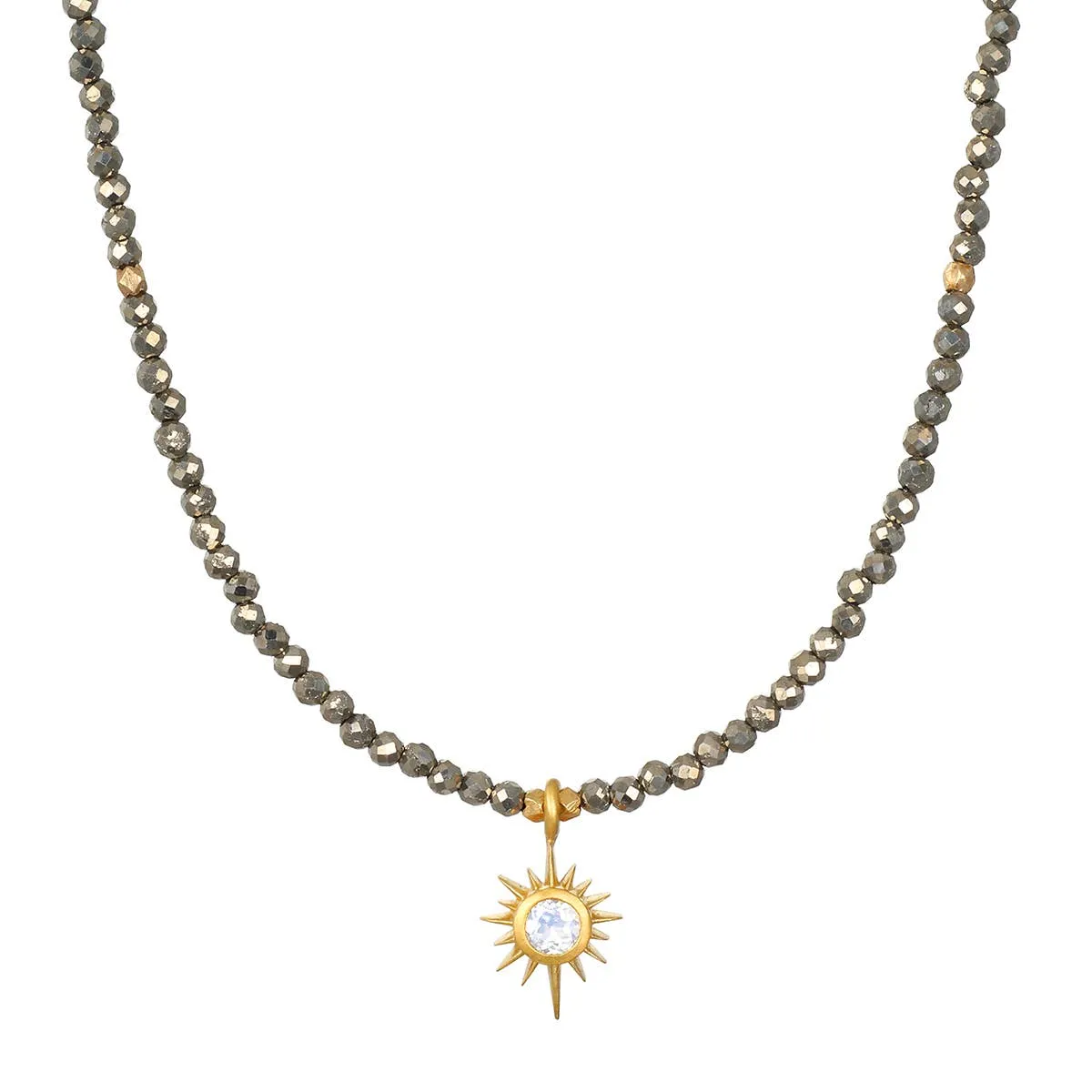 Prosperity Pyrite Necklace