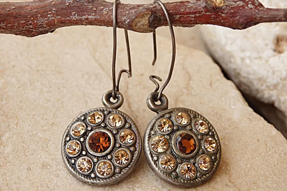 Rebeka circle earrings