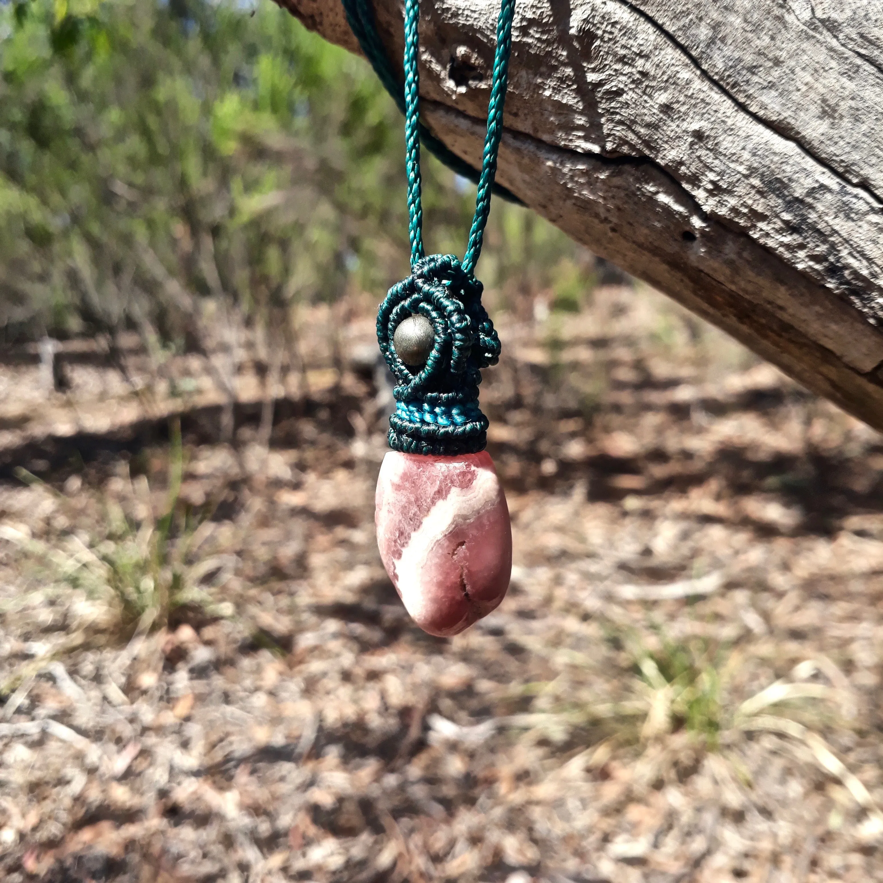 Rhodochrosite necklace