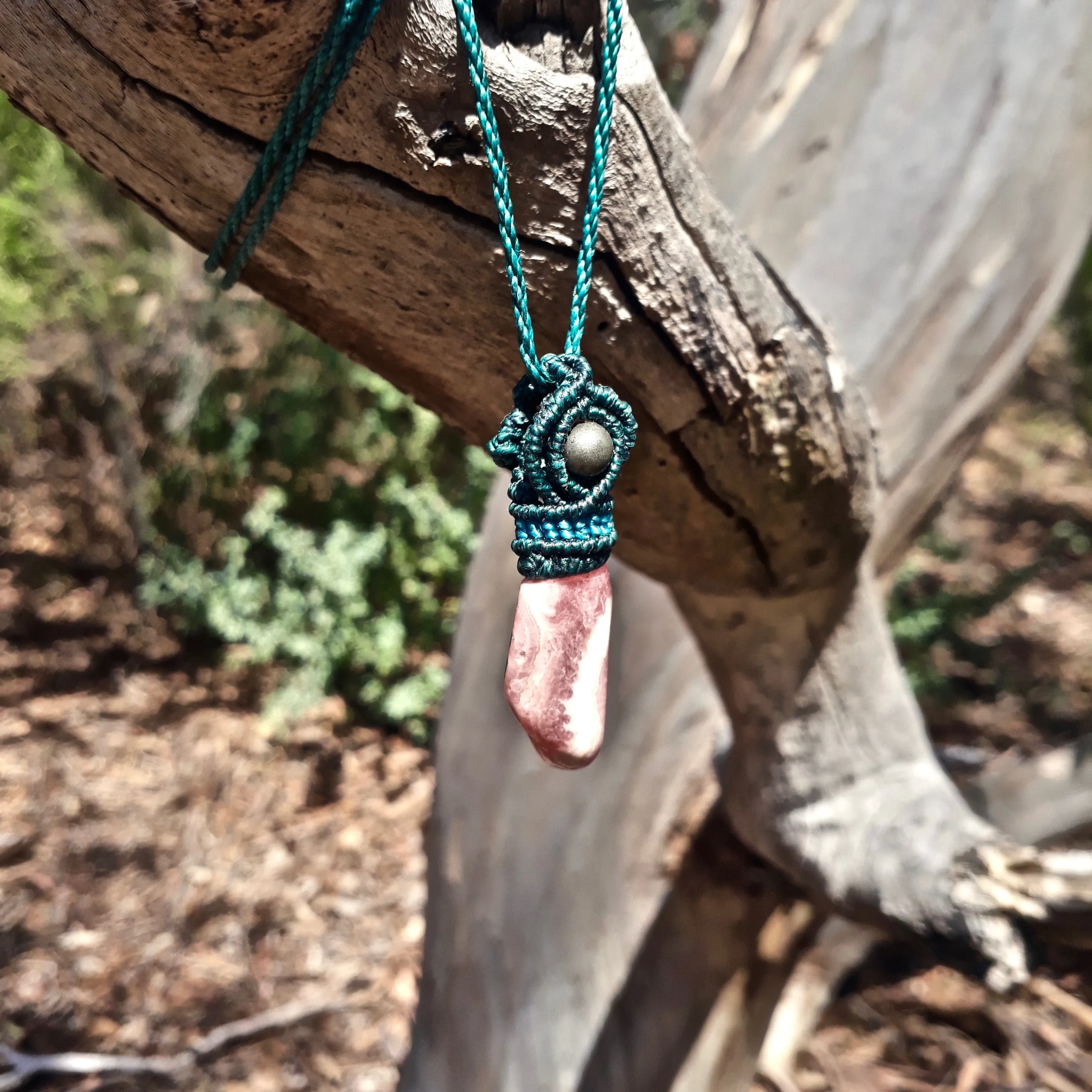 Rhodochrosite necklace