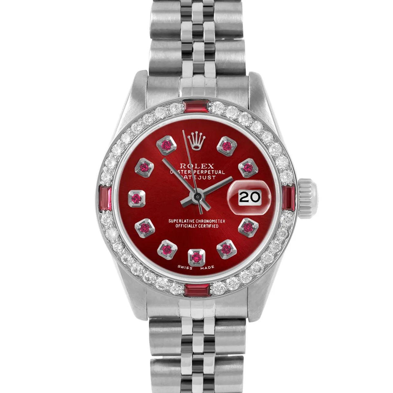 Rolex Datejust 26mm | 6917-SS-RED-RBY-AM-4RBY-JBL