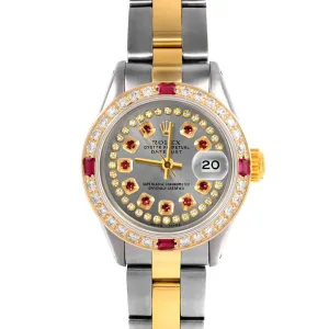 Rolex Datejust 26mm | 6917-TT-SLT-STRR-4RBY-OYS