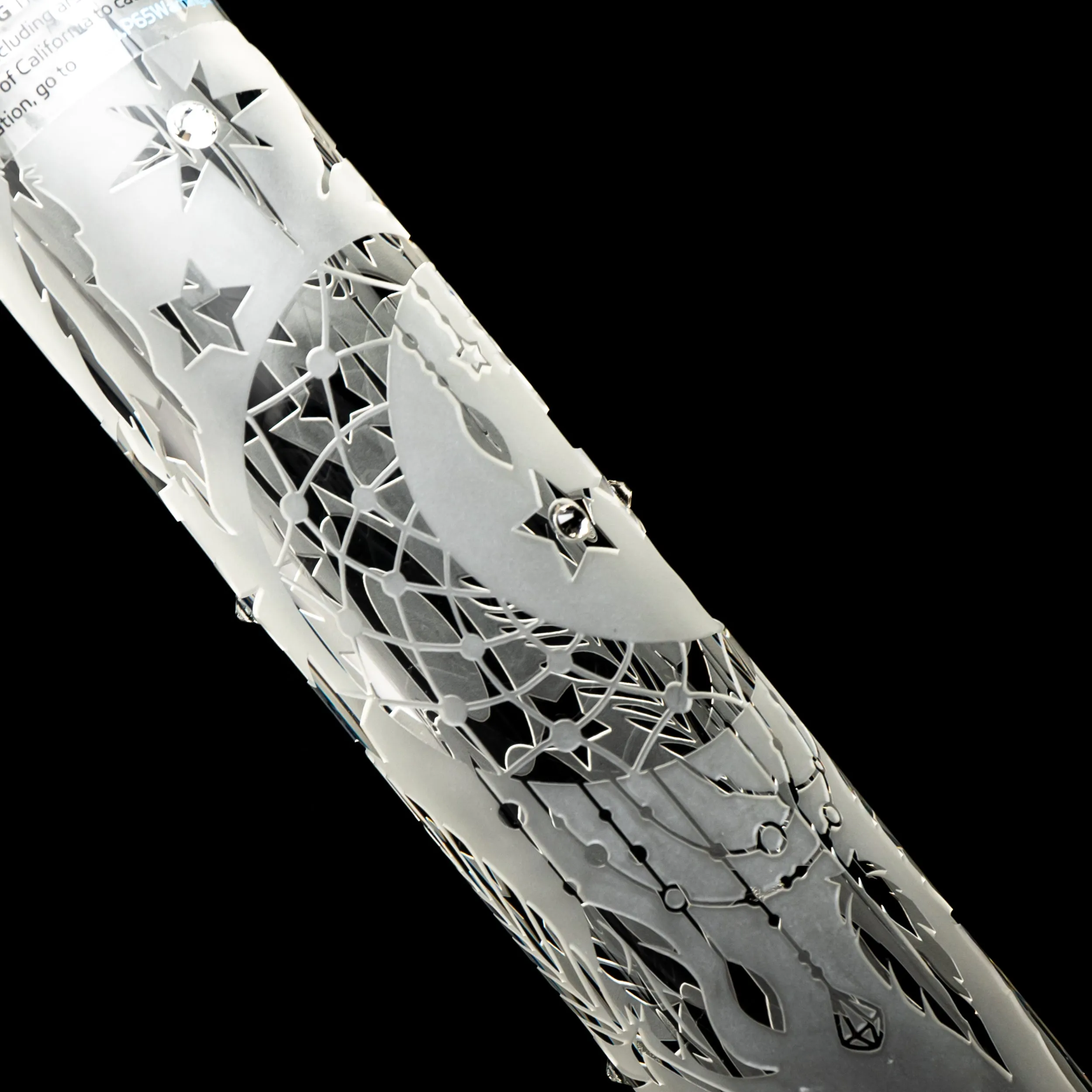 ROOR.US - 18" Custom Sandblasted Beaker - 50x9 - Swarovski - Dream Catcher