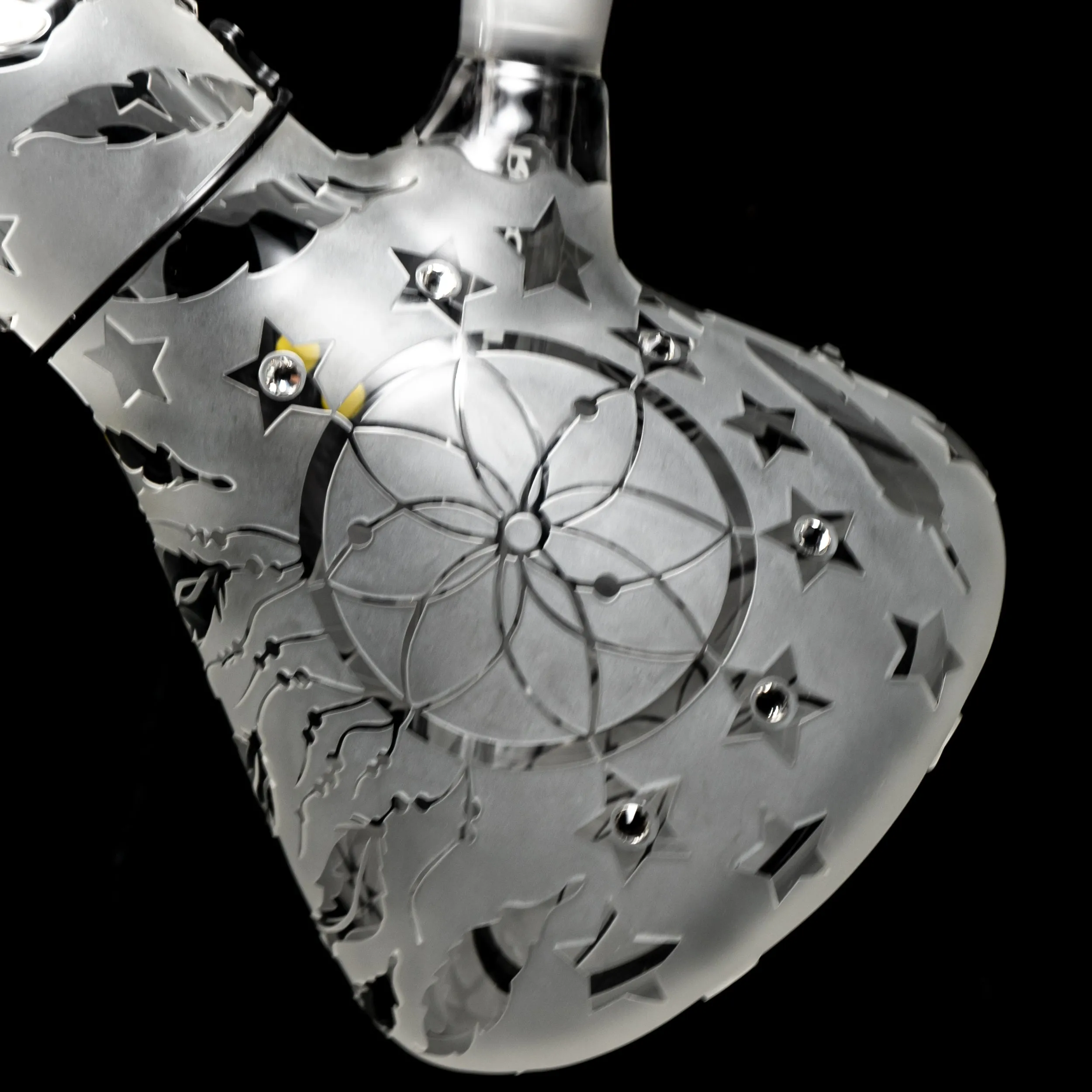 ROOR.US - 18" Custom Sandblasted Beaker - 50x9 - Swarovski - Dream Catcher