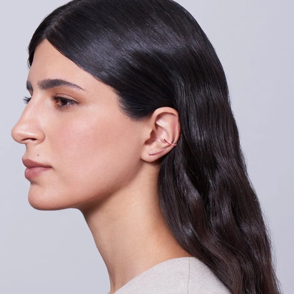 Ruby Ocean Tide Ear Jewel