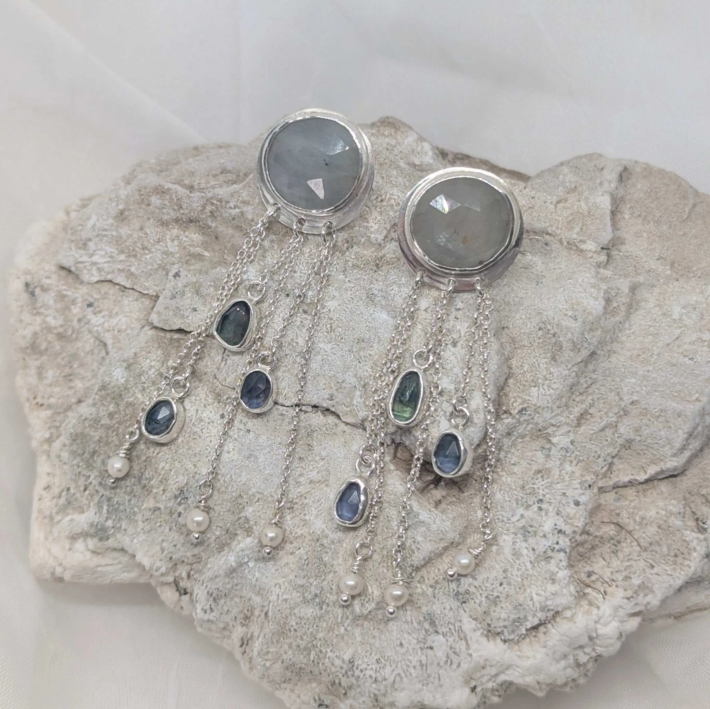 Sapphire earrings