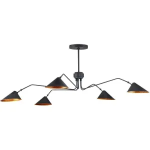 Serpa Black Chandelier