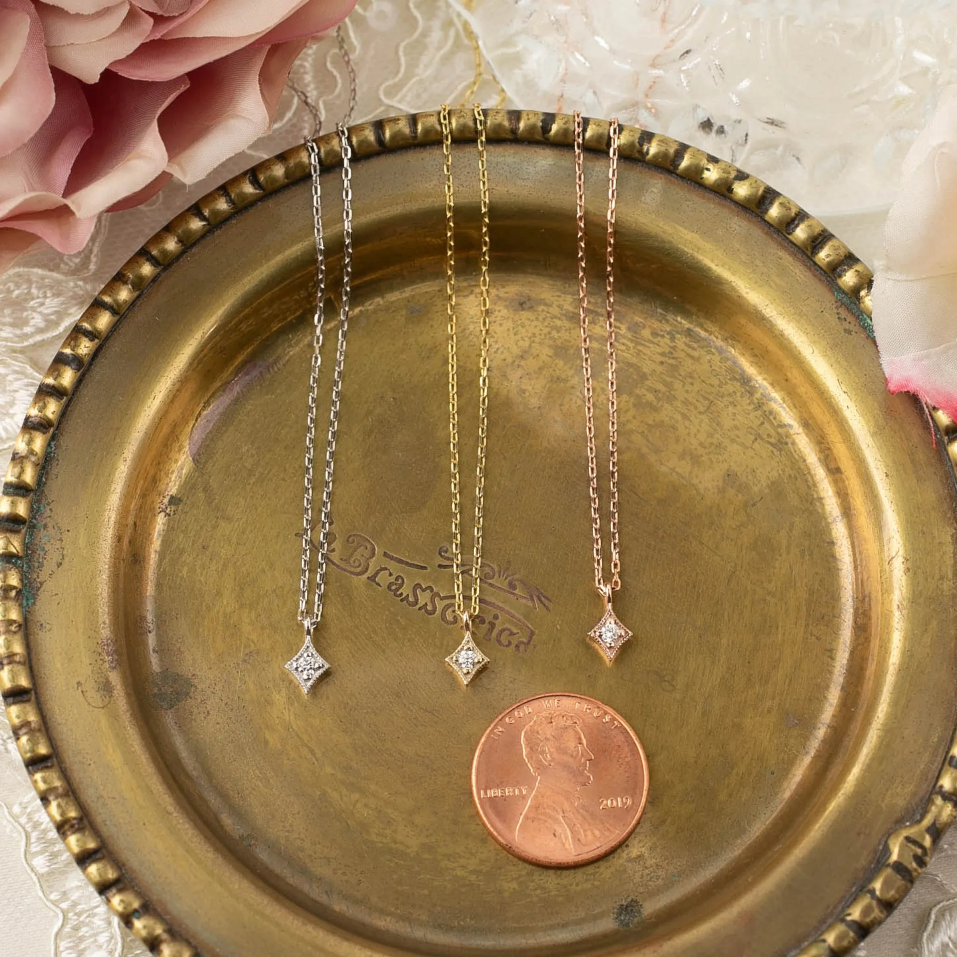 Star Necklace 2.0mm White Diamond