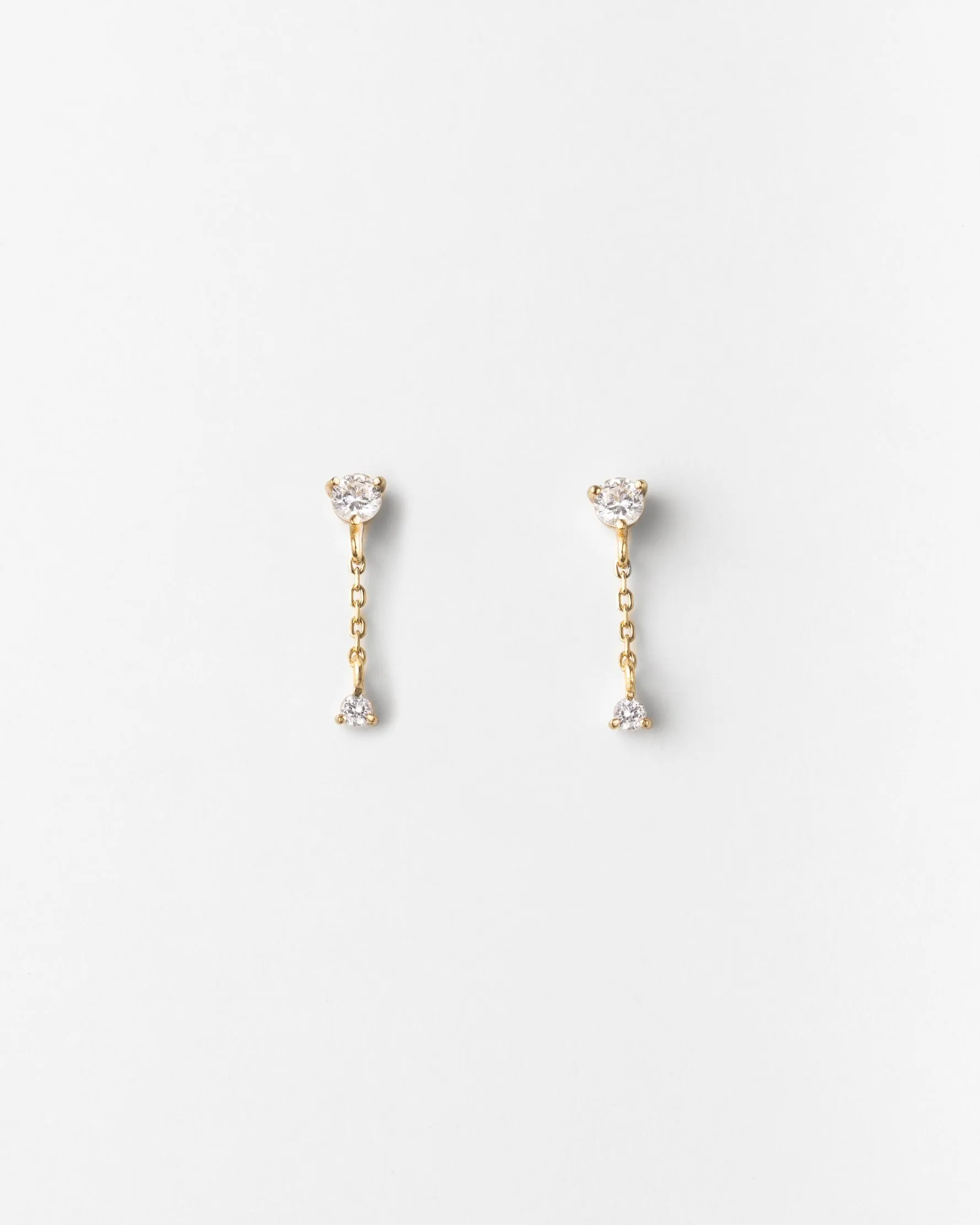 Starfall White Sapphire Earrings