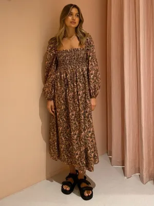 Steele Blair Dress in Brune Carnelian