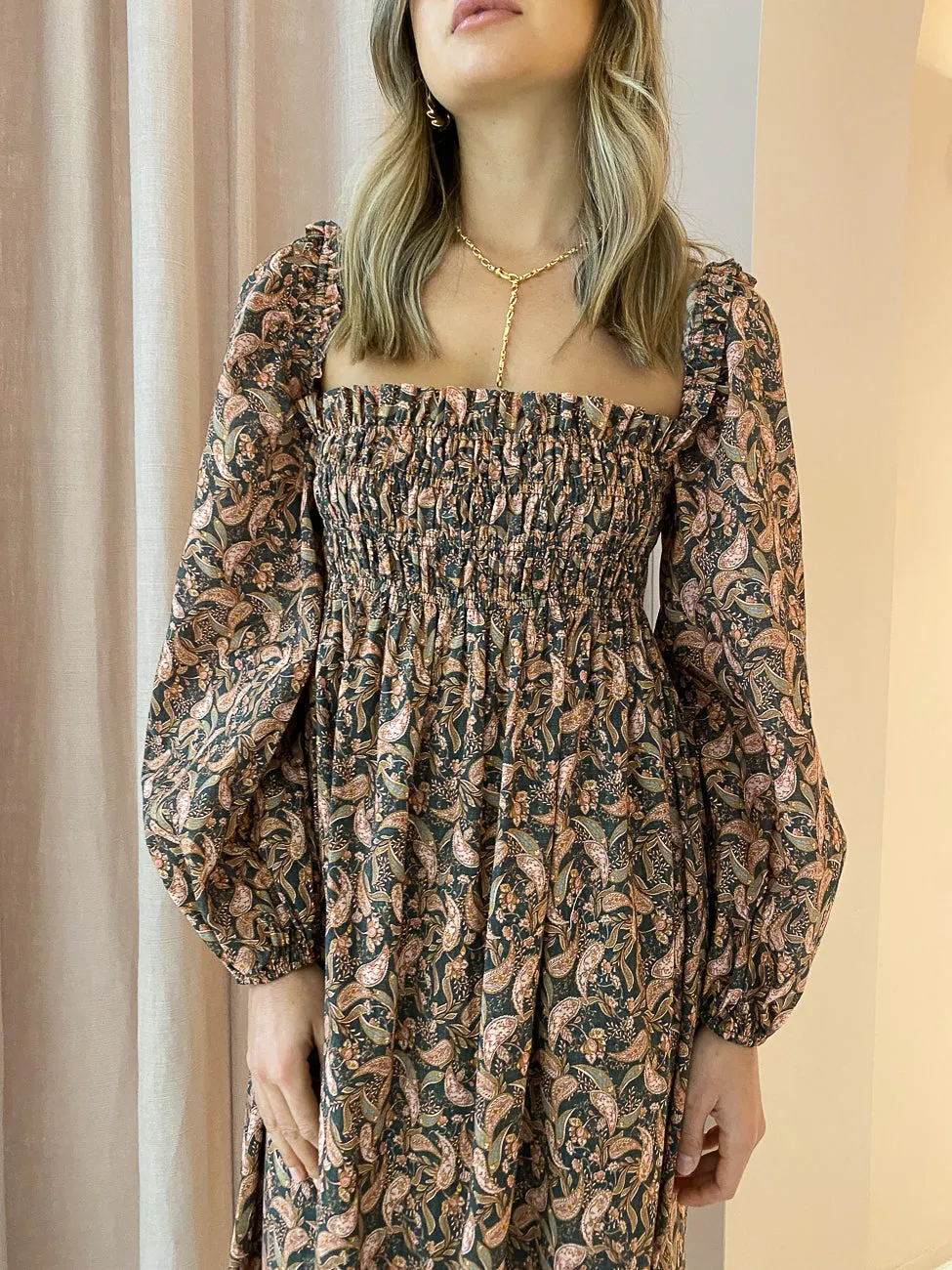Steele Blair Dress in Brune Carnelian