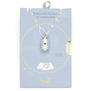 Stella Locket Necklace - Joy/Dalmatian/Silver