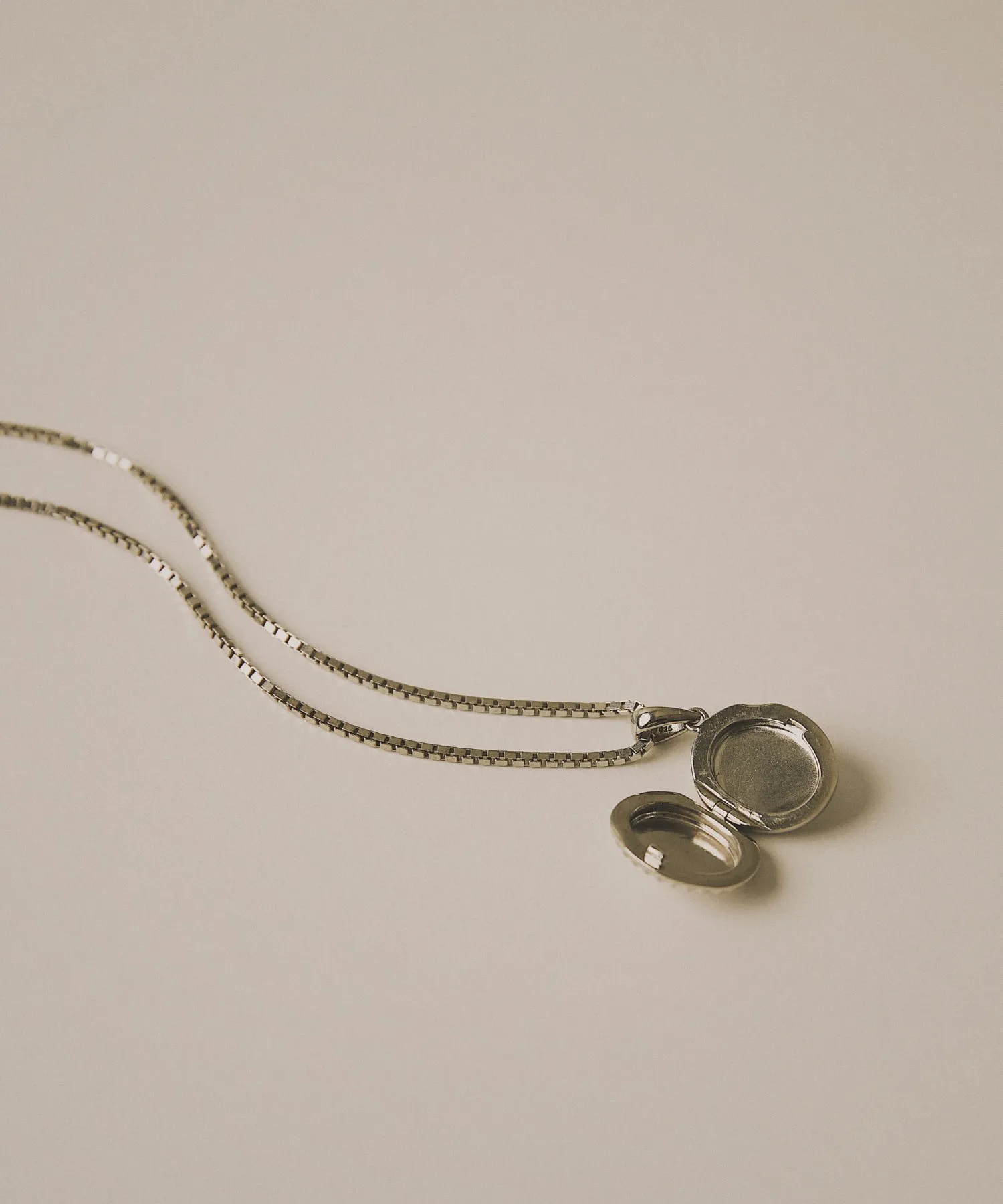 Sutton Oval Locket Recycled 925 Sterling Silver