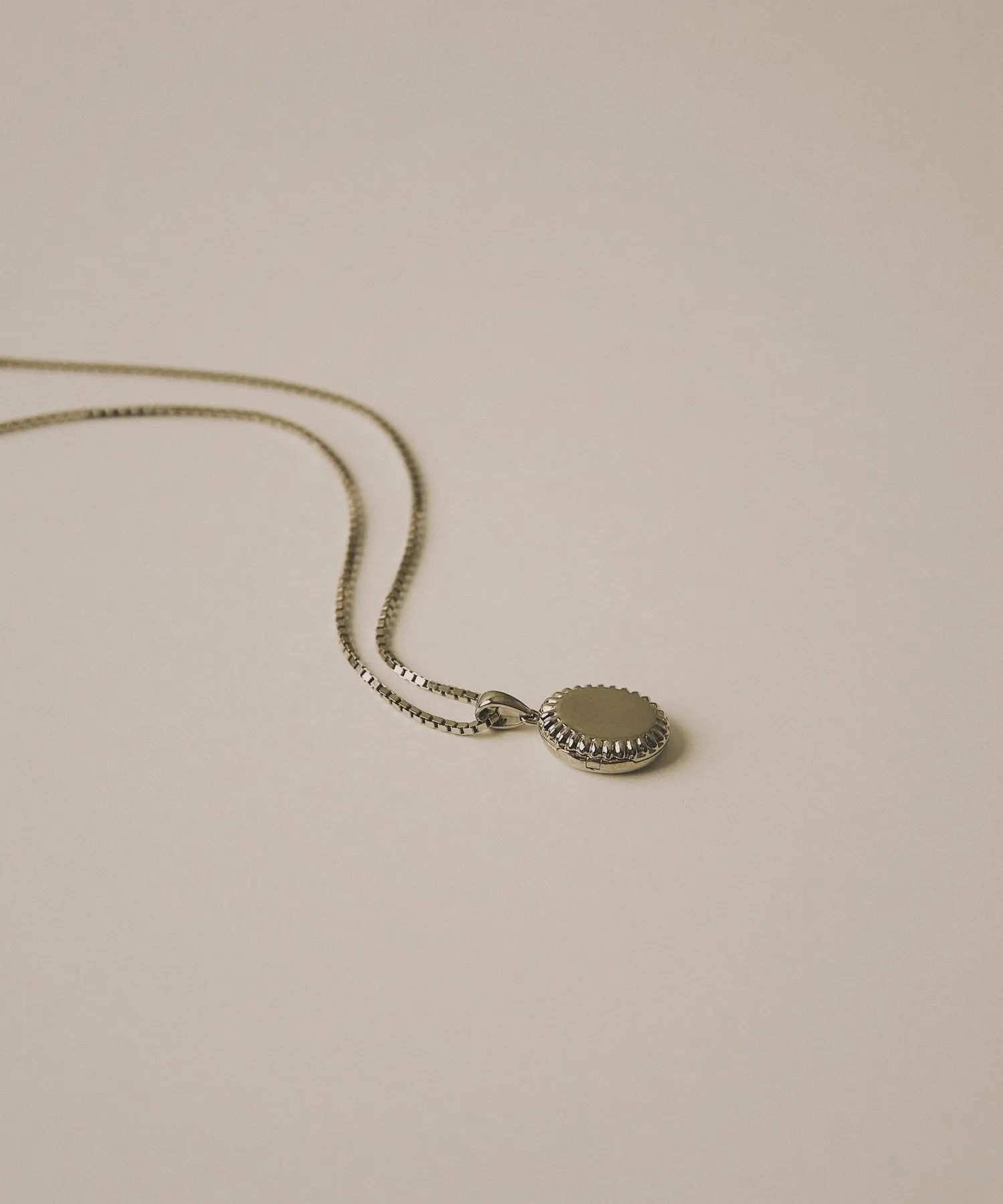 Sutton Oval Locket Recycled 925 Sterling Silver