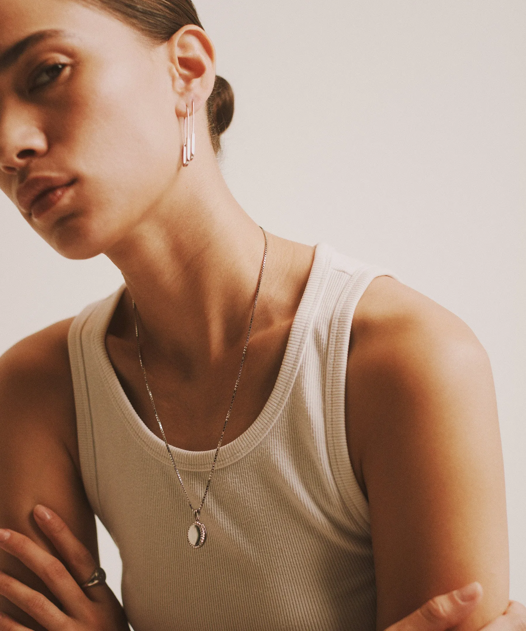 Sutton Oval Locket Recycled 925 Sterling Silver