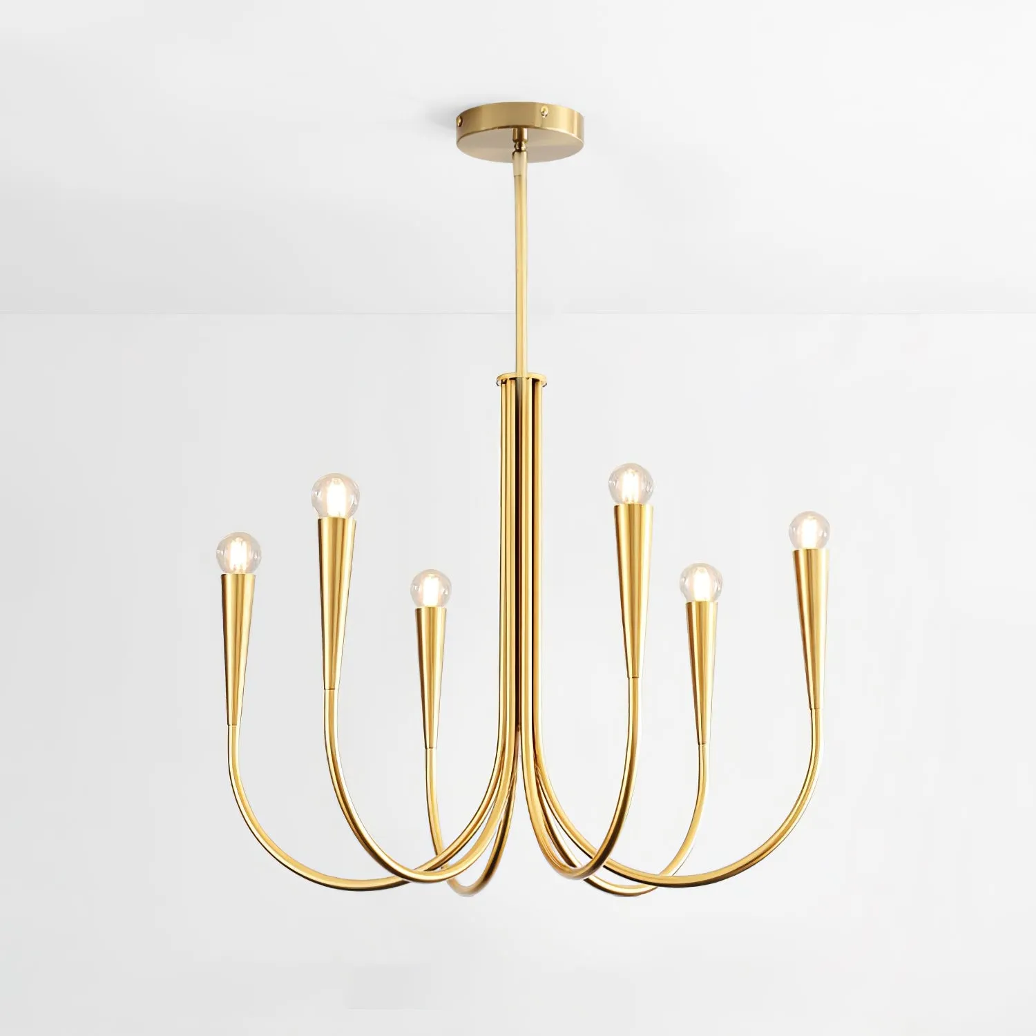 Swoop Arm Chandelier